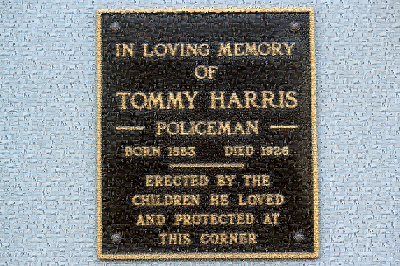 Memorial photo mosaic example